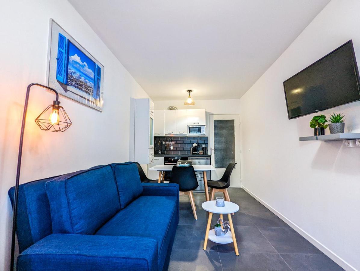 ניס 1 Min To The Beach Apartment - Kitchen - Tramway - Air Conditioner - Wifi - Promenade Des Anglais מראה חיצוני תמונה