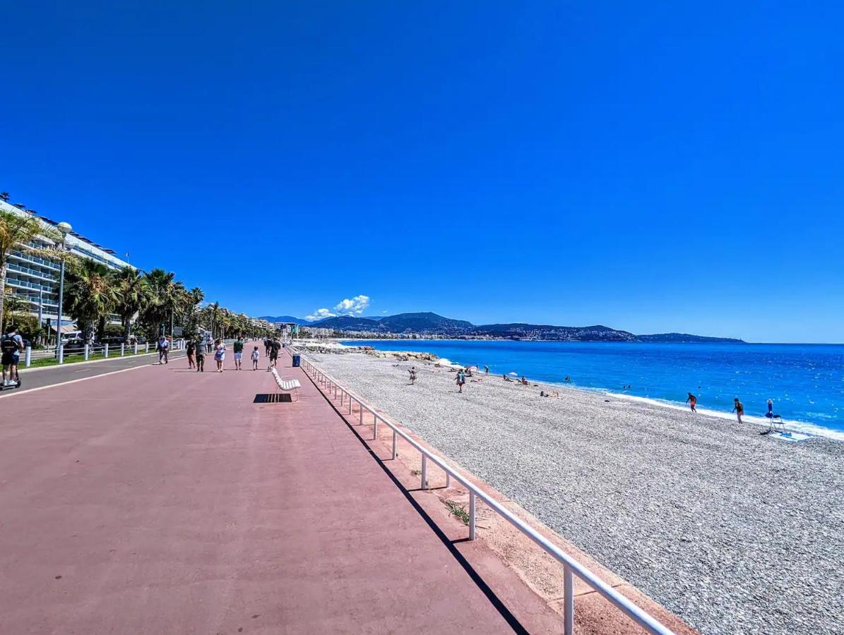 ניס 1 Min To The Beach Apartment - Kitchen - Tramway - Air Conditioner - Wifi - Promenade Des Anglais מראה חיצוני תמונה