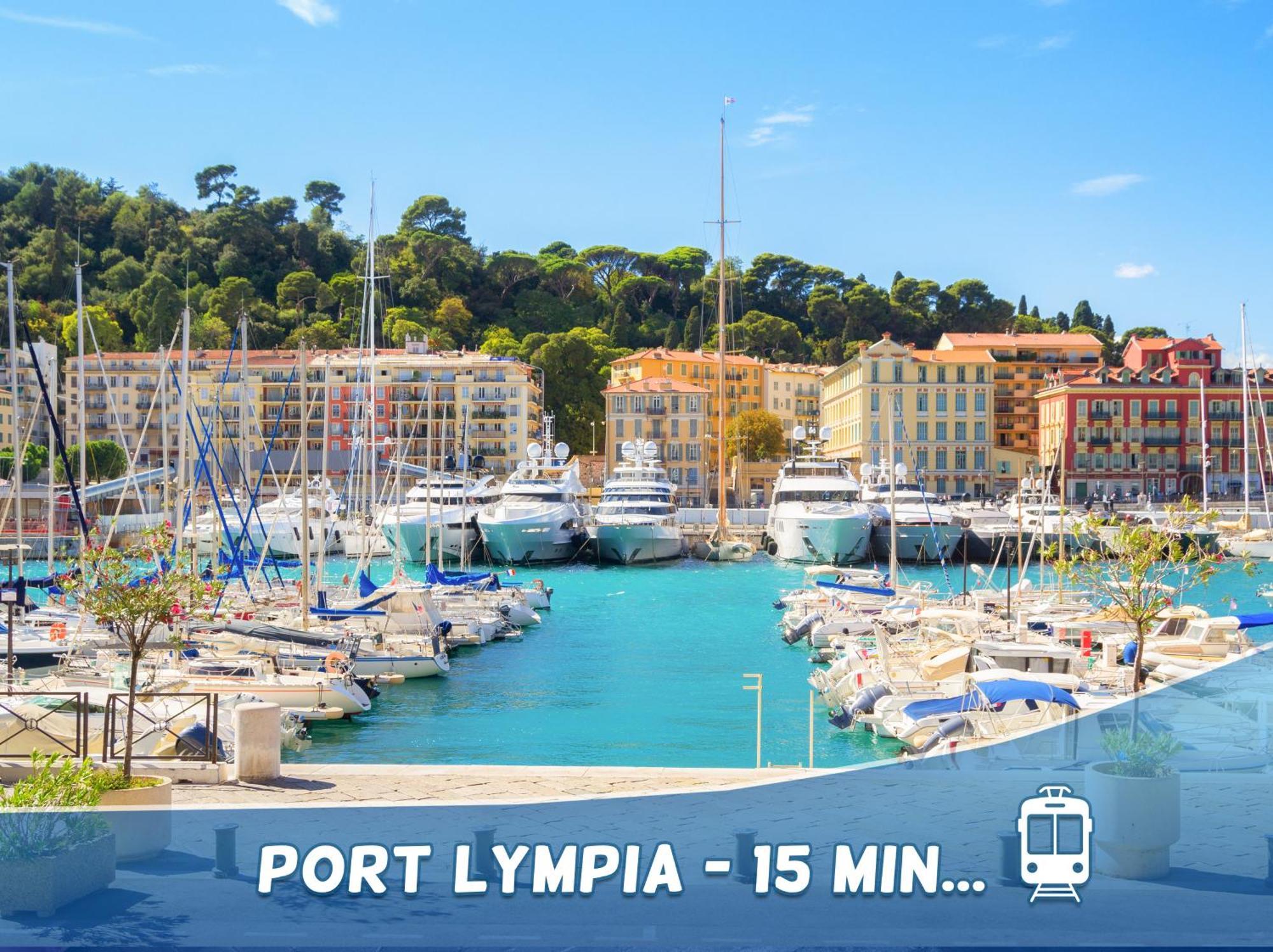 ניס 1 Min To The Beach Apartment - Kitchen - Tramway - Air Conditioner - Wifi - Promenade Des Anglais מראה חיצוני תמונה